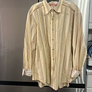 Robert Graham 100% cotton Button Down Shirt 2XL